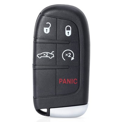 Keymall Smart Car Key Fob Keyless Entry Remote Replacement 5 Buttons Black 