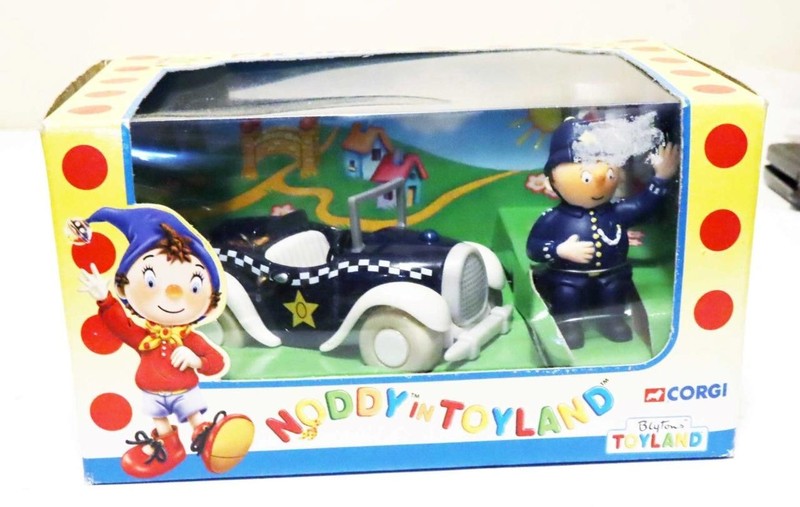 Corgi Noddy in Toyland "PC Plod" Police Car Die-Cast Model #69005, MIB
