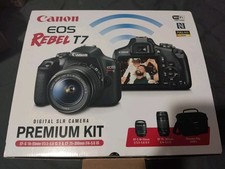 Canon EOS Rebel T7 24.1MP Digital Camera - Black Kit with 18-55mm and 75-300mm