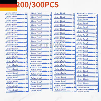 5-200 Nasenpflaster Strips Pflaster Besser Atmen Anit Schnarchen Better Breath