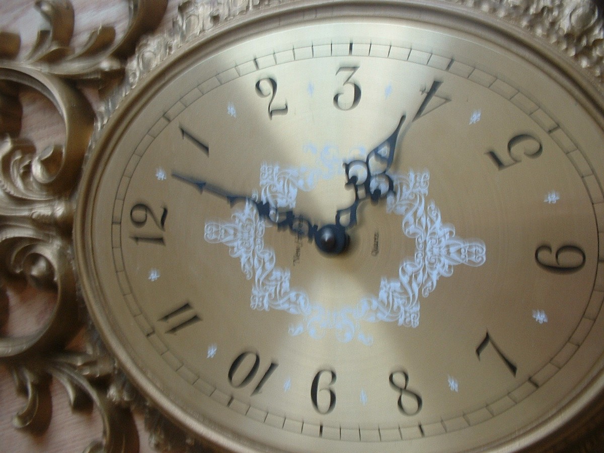 New haven gold candle mirror clock Antique New Haven Beehive Style Mantel Clock - “Aurora  main image 3