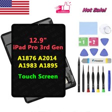 12.9" LCD Screen Replacement for iPad Pro 12.9 3rd Gen A1983 Display Assembly