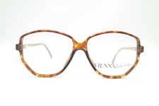 Vintage Viennaline 1545 10 Brown Oval Glasses Eyeglass Frame NOS