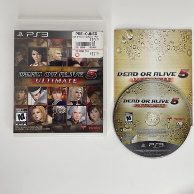 Dead or Alive 5: Ultimate PlayStation 3 PS3 Game Complete w