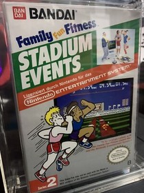 Stadium Events Nintendo NES PAL WATA Graded 7.5
