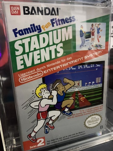 Stadium Events Nintendo NES PAL WATA Graded 7.5 - Picture 6 of 8