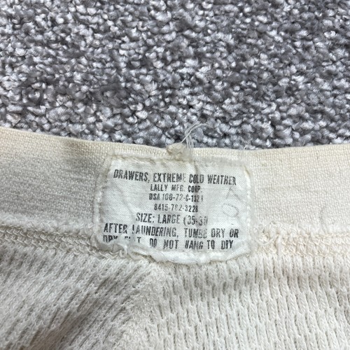 Unbranded Base Layer Pants Thermal Cold Weather Drawers Mens Large 35-38 White - Picture 11 of 13
