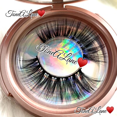 US SELLER | 1x Mink Lashes Eyelashes 5d WISPY Eyelash Extension Makeup Fur fluff