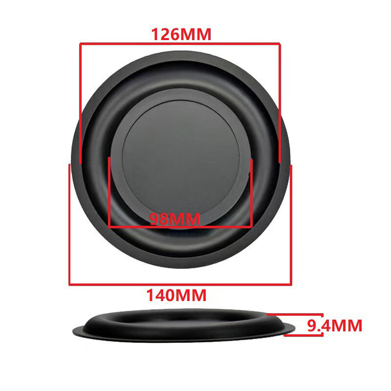 139mm Passive Radiator Subwoofer Speaker Diaphragm Rubber Horn
