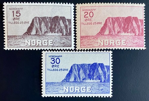 Nordkap Serie I (CV: 155USD) MNH Briefmarken Briefmarken Norwegen Nordkapp Jahr 1930