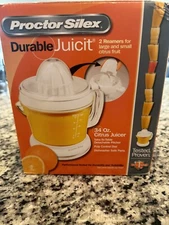 Proctor Silex Juicit 34 Oz. Electric Citrus Juicer - White (66332RY)