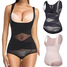 Women Full Body Shaper Compression Postpartum Shapewear Bodysuit Corset Girdle