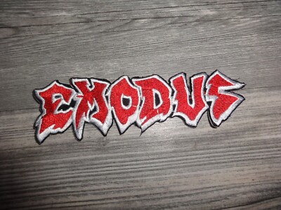Exodus Shape Patch Gestickt Thrash Metal Testament Iron Regan 7