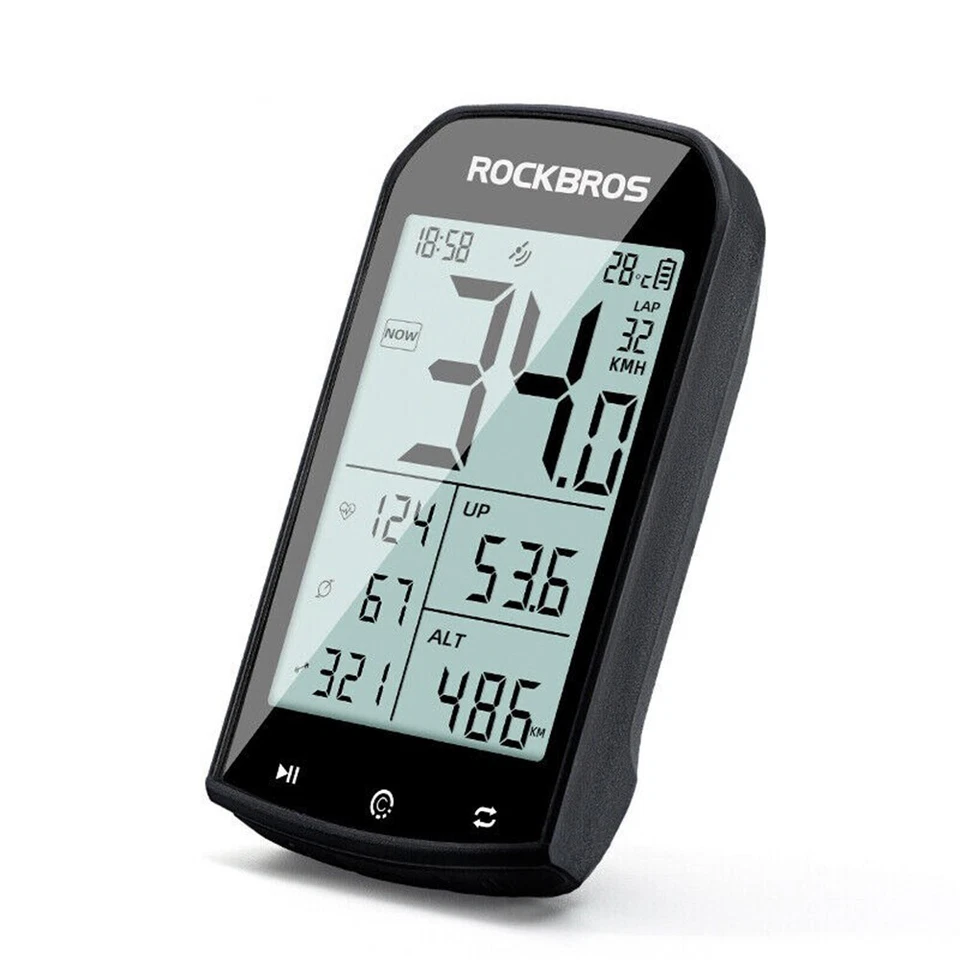 ROCKBROS ANT+ Odometer Speedometer M1 GPS Bike Computer Bluetooth MTB Waterproof - Image 4 of 4