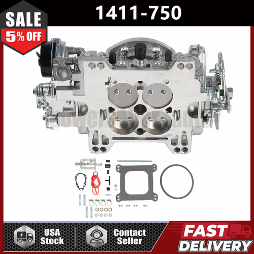 4 Barrel 1411 Carburetor for Edelbrock Performer Series 750 CFM Electric Choke