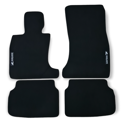 For SWB BMW 7 Carpet Floor Mats 2008-2015 OEM Quality Velour Auto Rugs Liners - Picture 3 of 14