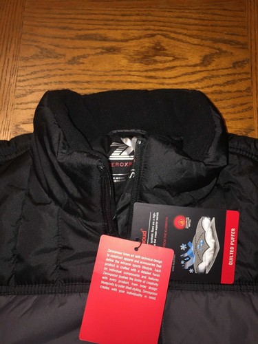 Zero Exposur Jacket Quilted Puffer Grey Hoodless Performance Water Resistant XL - Picture 8 of 8