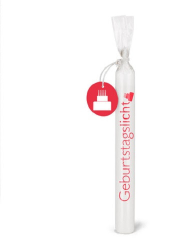 ANGEBOT 6x Wünschelicht Geburtstagslicht rot 20cm UVP je 6,99€ /1