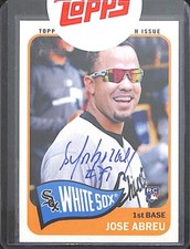 2014 Topps Heritage High Number Rookie Real One Autograph #ROA-JOA2 Jose Abreu