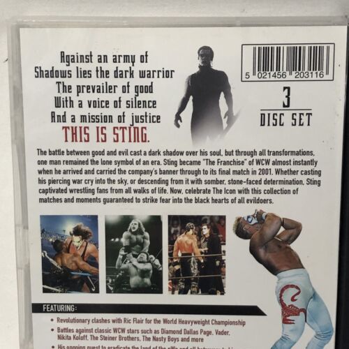 WWE The Best of Sting Wrestling 3 Discs + Moment Of Truth Bundle Set Lot AUS - Picture 3 of 16