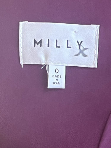 Milly Nicole Bell Sleeve Dress Wine Burgundy Mini Dress Size 0 - Picture 5 of 5