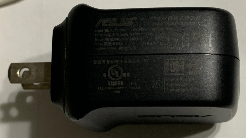 Genuine OEM Asus AD83531 Micro USB AC Adaptor Wall Charger with Micro-USB Cable - Image 2 of 4