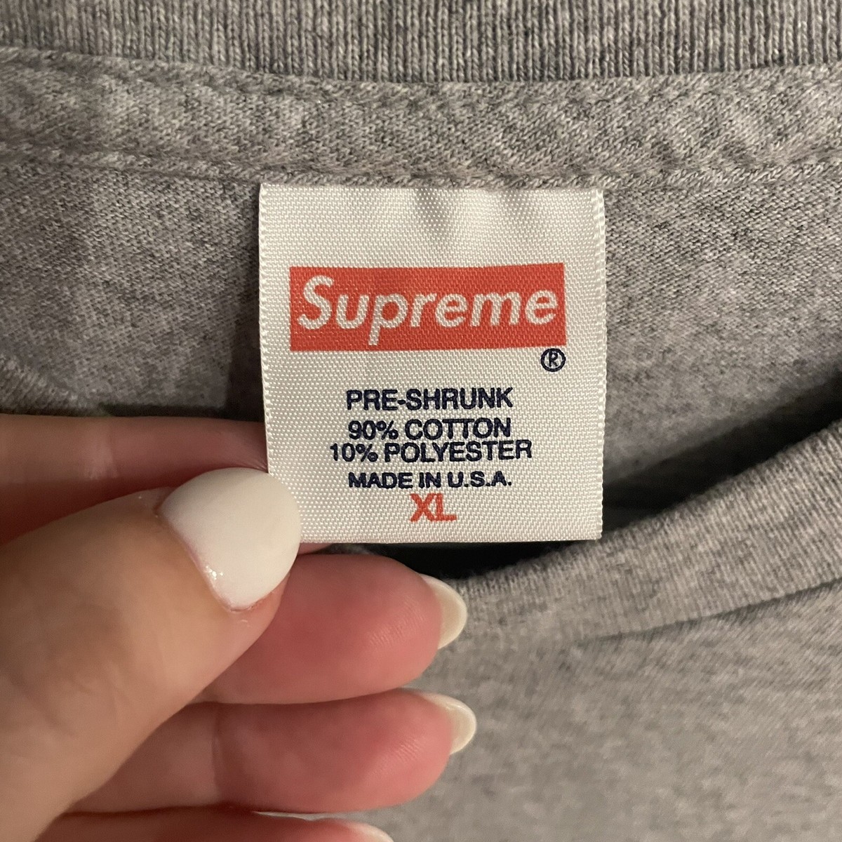 Supreme 16 “You Still Suck” T-shirt Tee Gray Size XL (Authentic