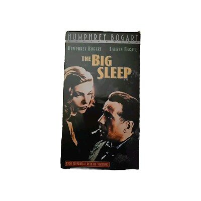 The Big Sleep (VHS, 1946, Theatrical Release Version) 12569535732|