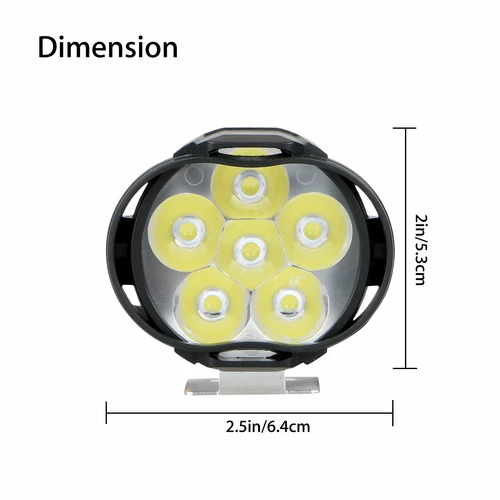 2pz Luci Fendinebbia Fendinebbia Universale Auto SUV Moto LED - Foto 8 di 11