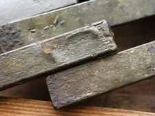 Original WWI Relic Imperial German army Steel Tent Pegs ( F&W 1915) 4 pc.