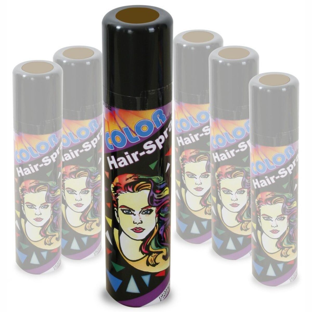 FRIES Haarspray farbig bunt Fasching COLOR GLITZER PASTELL 100ml [23 Farben wähl