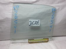 99 00 01 02 03 04 Protege 4 Door Sedan REAR DRIVER Side Door Glass USED 2678-V