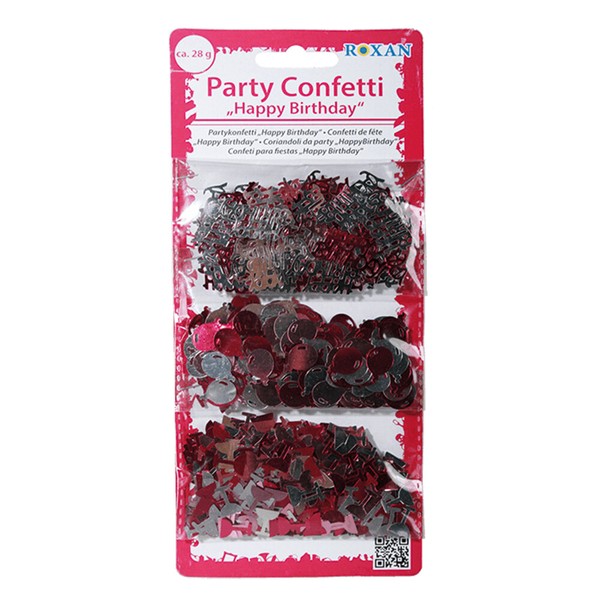 Metallic Konfetti Rosa Pink Happy Birthday Streu Deko Kinder Geburtstag Feier-image