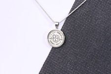 Silver Threepence 3d Coin Pendant -Choose the Year & Metal Colour -Birthday Gift