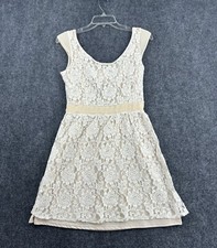 American Eagle Ivory Lace Dress Women’s 6 Coquette Milkmaid Babydoll