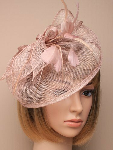 Nude Headband Aliceband Hat Fascinator 