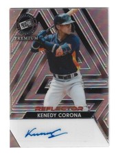 2024 Press Pass Premium Kenedy Corona Base Auto BA-KC1 Silver Reflector 21/35