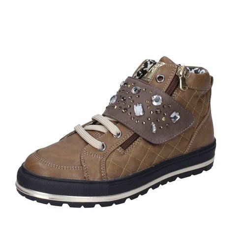 Scarpe bambina DIDI BLU 39 EU sneakers marrone pelle sintetica grigio  BK210-39 | eBay