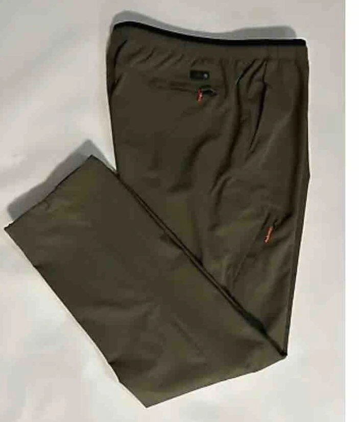 Mountain Hardwear Mens Sz 38x32 Outdoor Soft Shell Pull On Pants Drawstring Hem