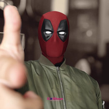 Customize Deadpool Screen Accurate Cosplay Wearable Helmet Prop Mask Faceshell