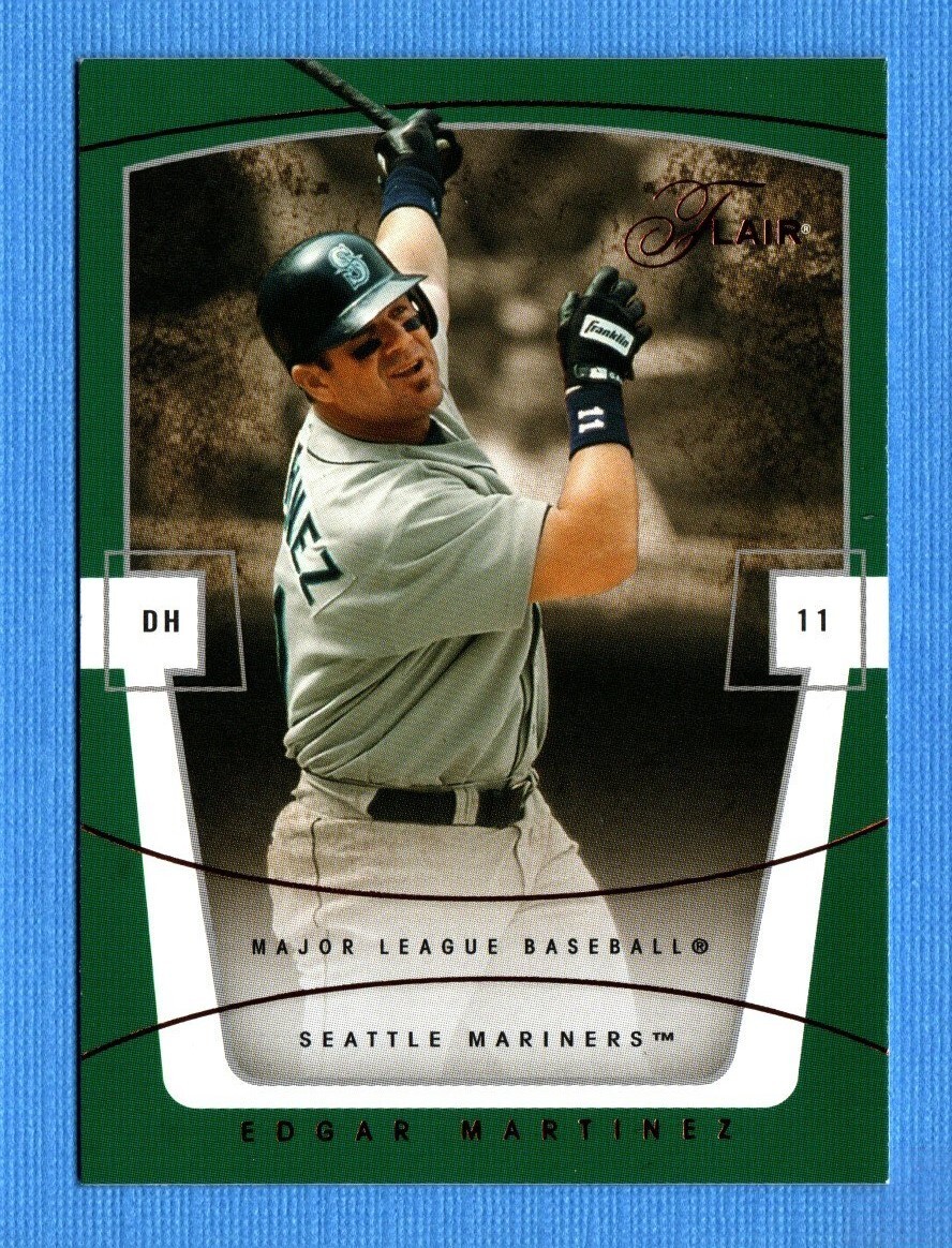 2004 Flair #42 Edgar Martinez Seattle Mariners