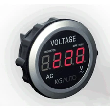 KG Auto KG-VI-66-VS Volt Indicator 50~500V a.c 66mm Silver