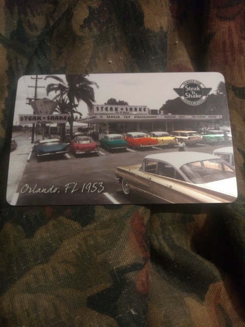 Steak n Shake Brand New Collectible Gift Card No Value 203 EBay