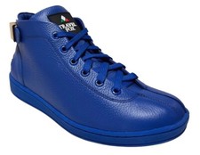 Zapato informal Travel Fox para hombre de cuero azul real de caña media 915601-05
