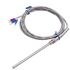 Stainless Steel Pt100 Rtd Thermistor Temperature Sensor Probe100mm / 4" Long Pro