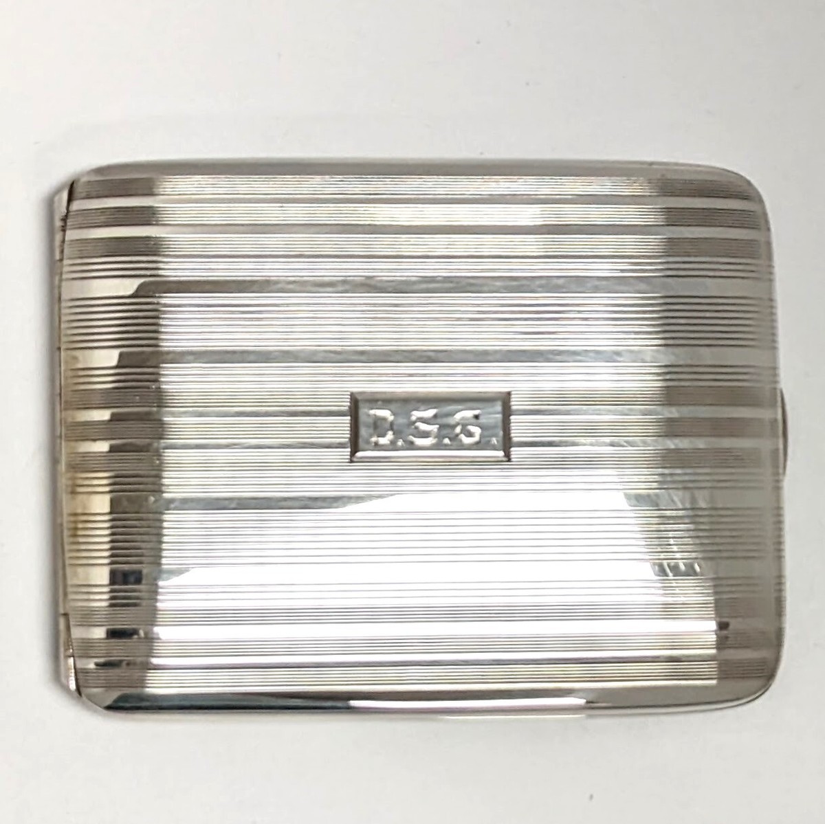 Sterling Silver Cigarette Case, Monogrammed