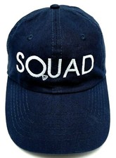 SQUAD hat blue adjustable cap - 100% cotton