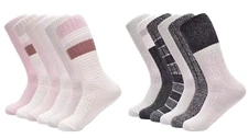 LuckyBrand Women's Super Soft Boot Socks, 6 Pair, Fits Shoe Sizes 5-10