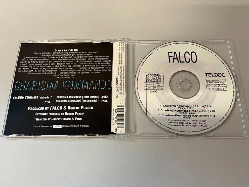 Falco – Charisma Kommando - Maxi CD Single © 1990 - Bild 2 von 2