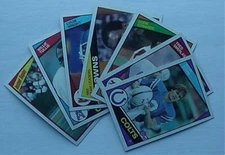 1984 TOPPS FOOTBALL CARD SINGLES (199-396) 35¢ EA w/DISCOUNT  **$2.50 MINIMUM**